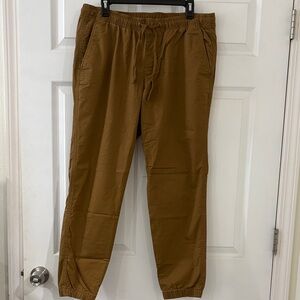 Gap Casual Drawstring Jogger Pants - Brown